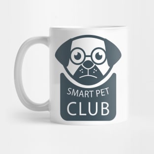 Smart Pet Club Dog Art Print Mug